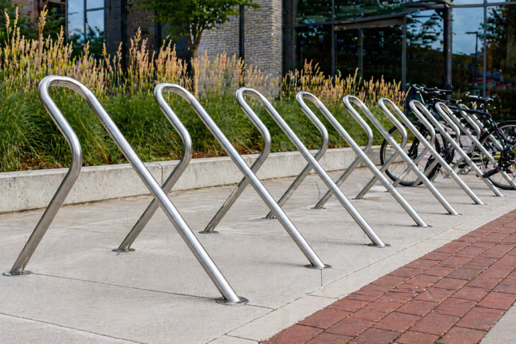 in-ground bike racks