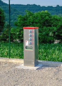 Camping service pedestal