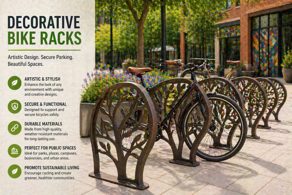 decorative bike racks