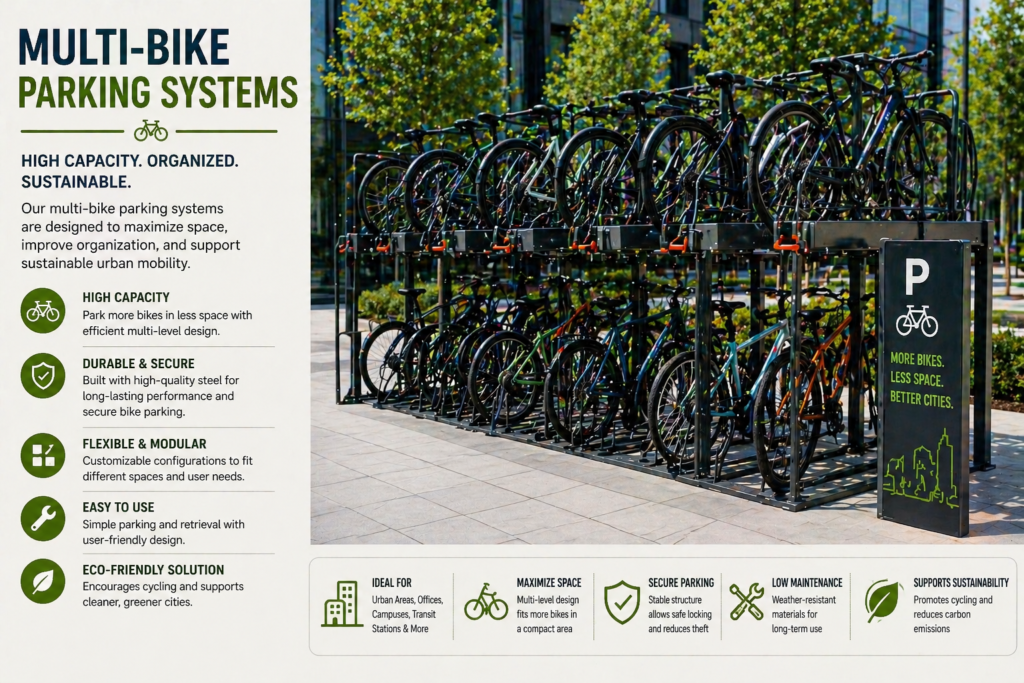 multi-bike parking systems