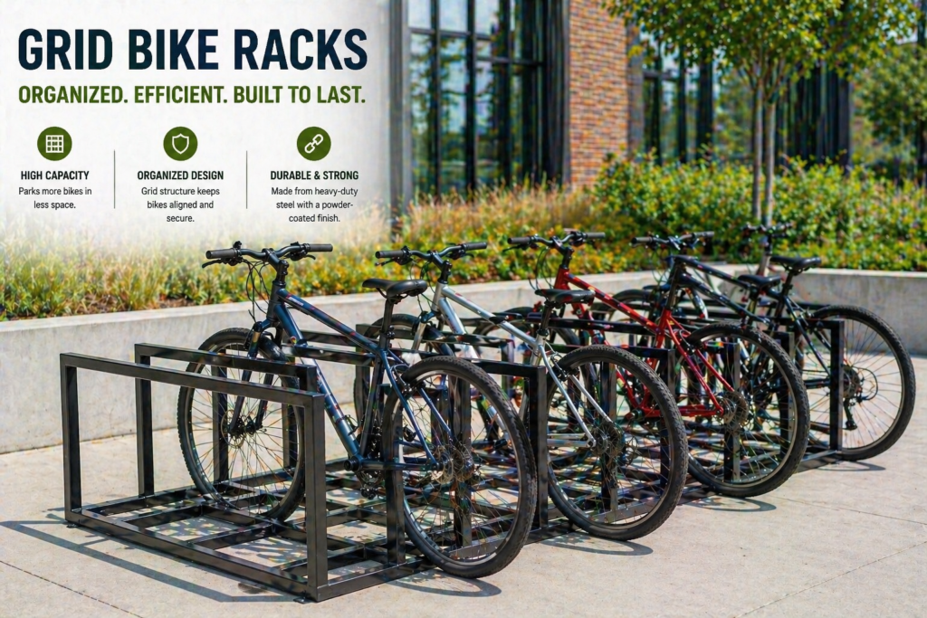 grid bike racks