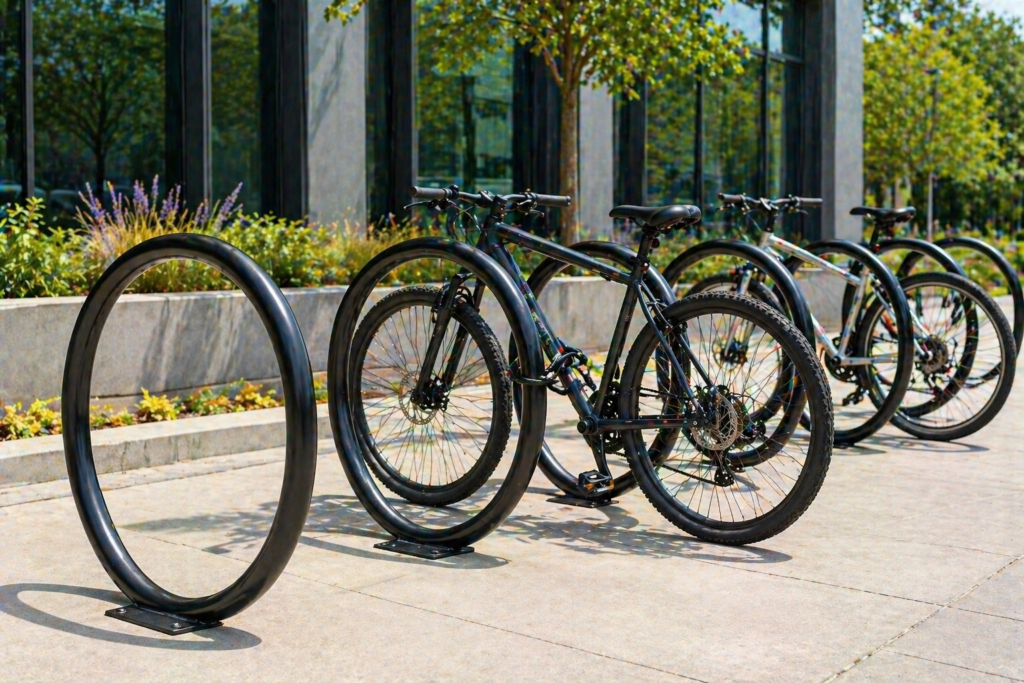 Loop bike racks