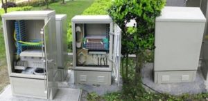 Fiber optic cabinet outdoor