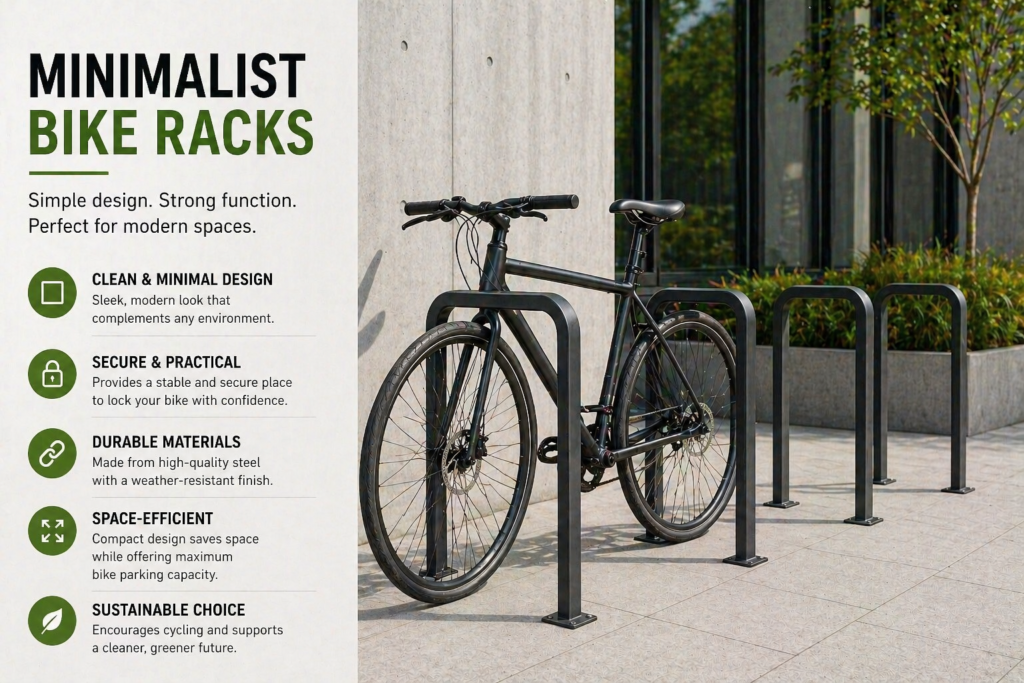 minimalist bike racks