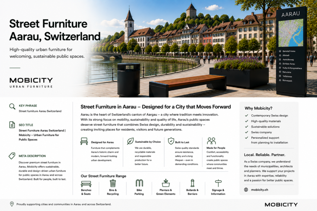 Street furniture Aarau