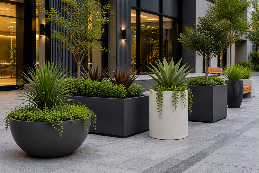 contemporary planters