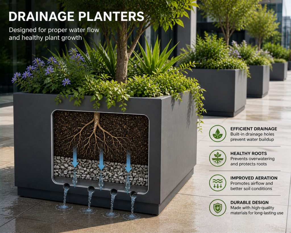 drainage planters