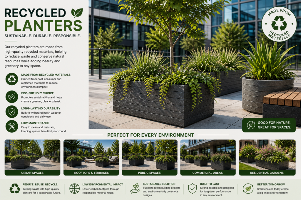 recycled planters
