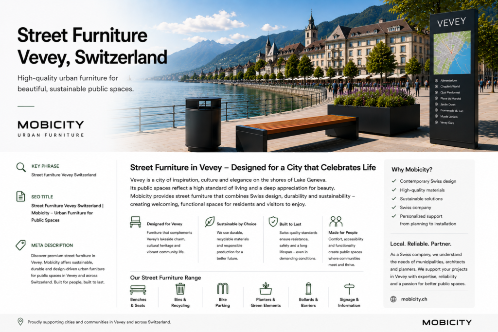 Street furniture Vevey