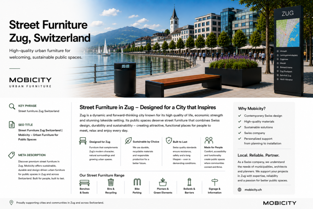 Street furniture Zug